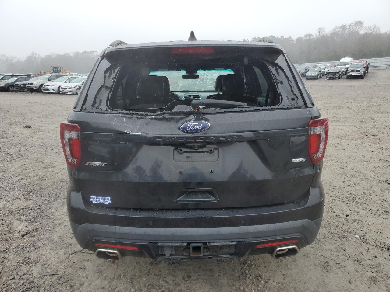 2016 Ford Explorer VIN 1FM5K8GT6GGA82618 Copart auction photo, all over damage thumbnail 6