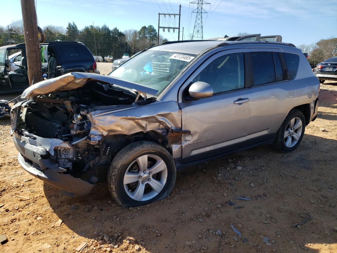 2016 Jeep Compass VIN 1C4NJDEBXGD617283