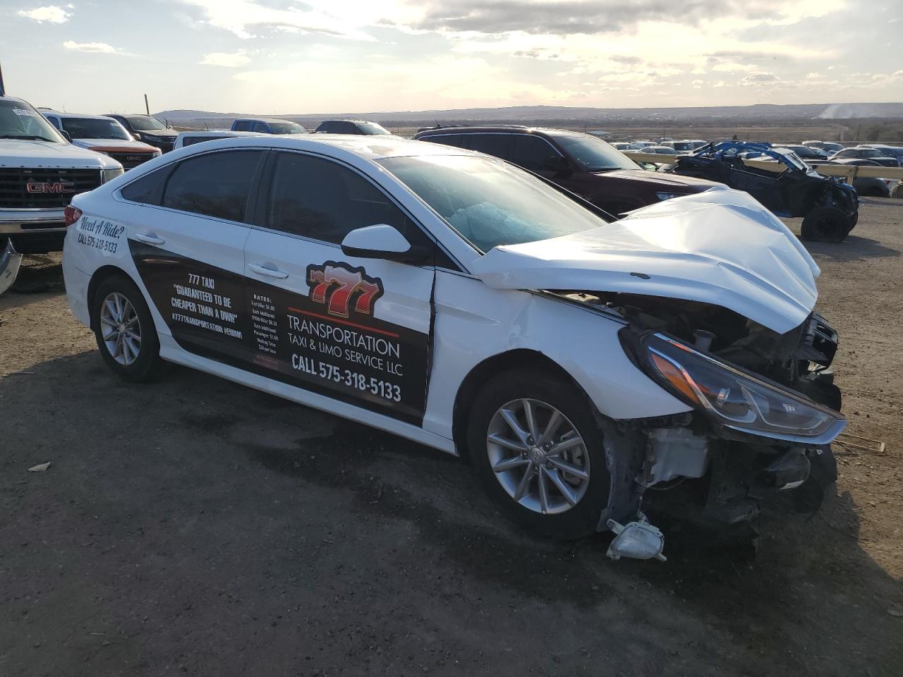 2018 Hyundai Sonata VIN 5NPE24AF1JH653872 Copart auction photo, all over damage thumbnail 4