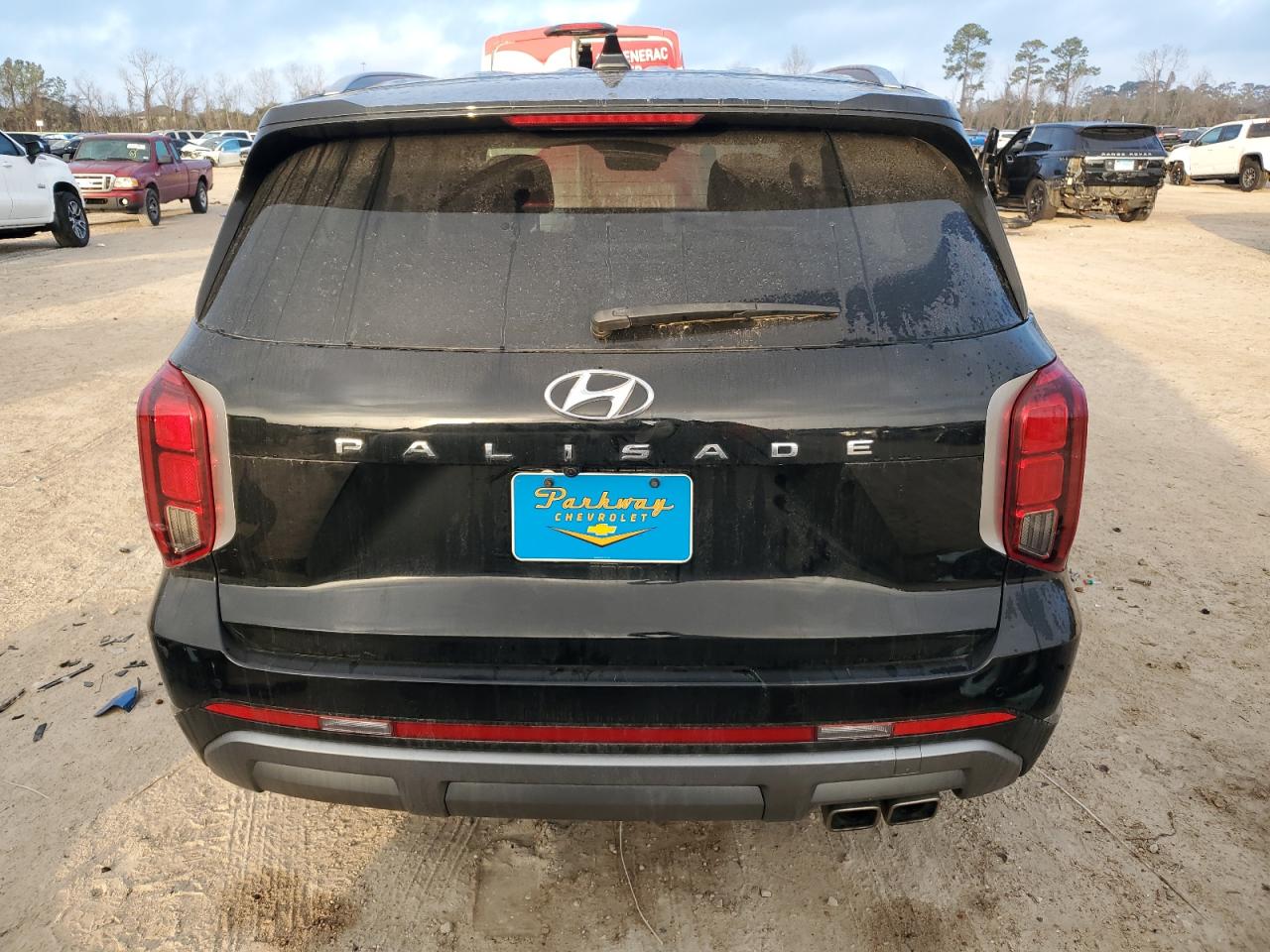 2023 Hyundai Palisade VIN KM8R44GE1PU511185 Copart auction photo, front end damage thumbnail 6