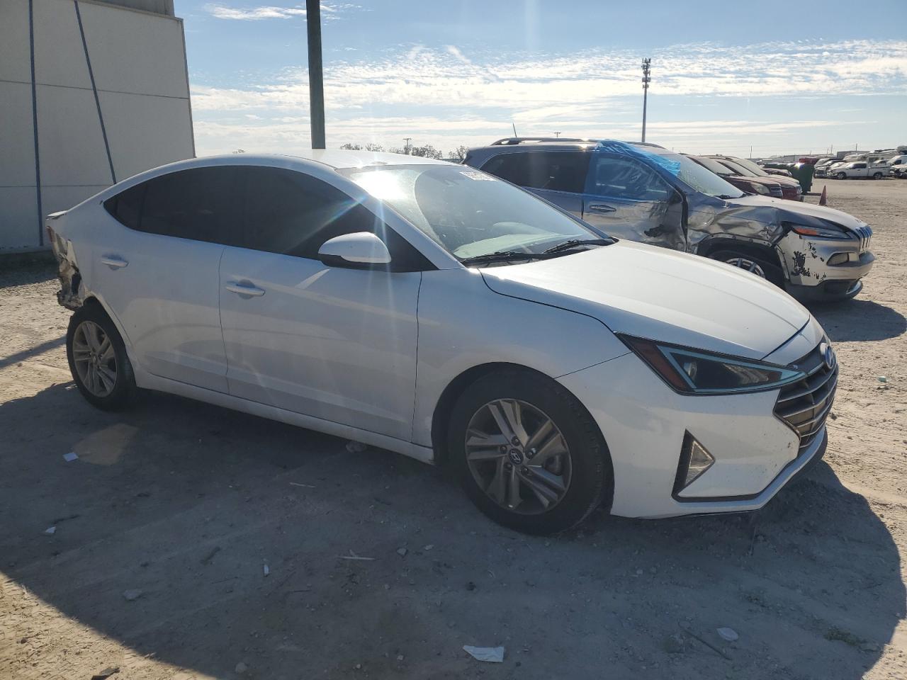 2019 Hyundai Elantra VIN 5NPD84LFXKH454229 Copart auction photo, rear end damage thumbnail 4