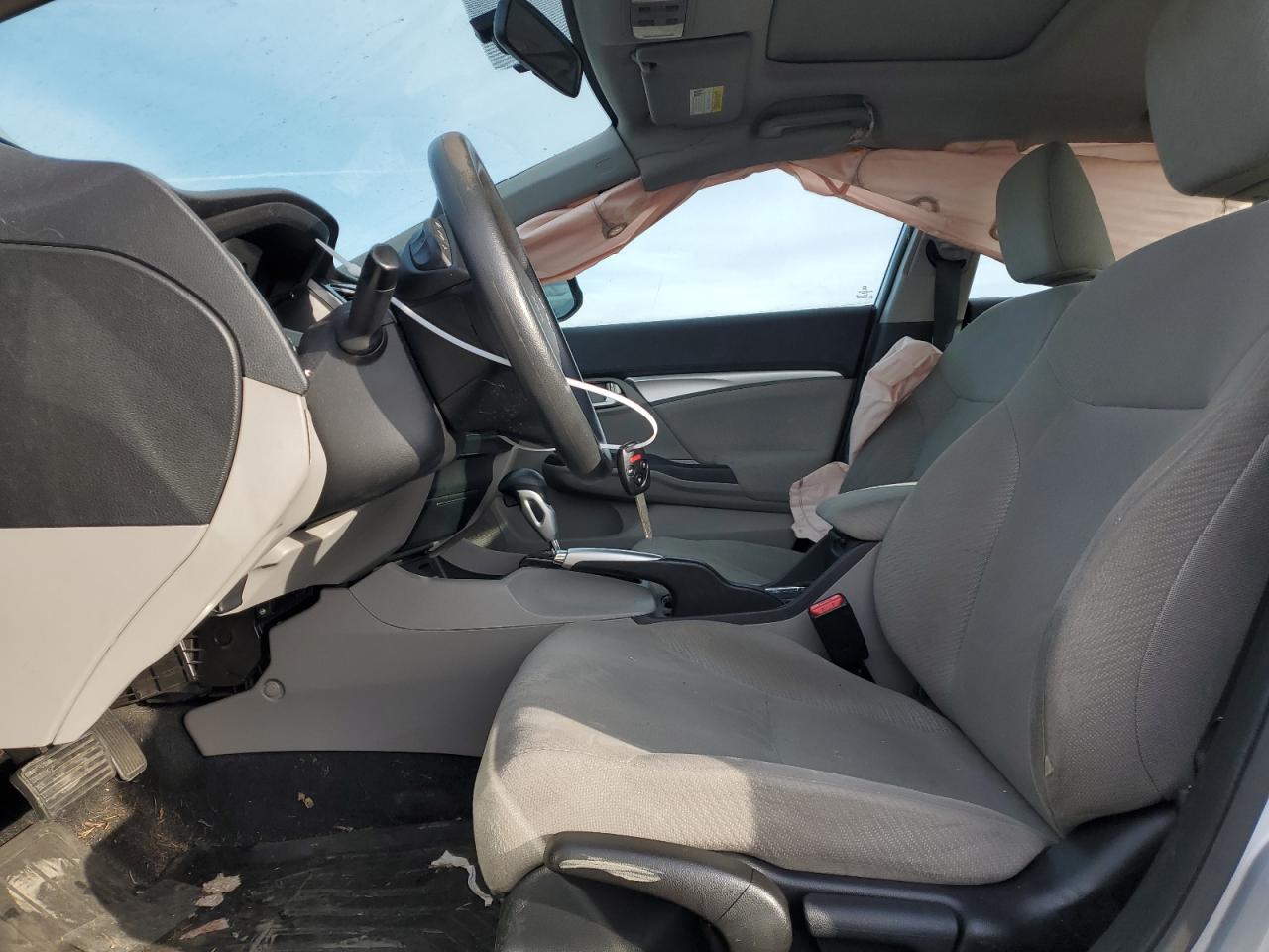 2013 Honda Civic VIN 2HGFB2F81DH540747 Copart auction photo, side damage thumbnail 7