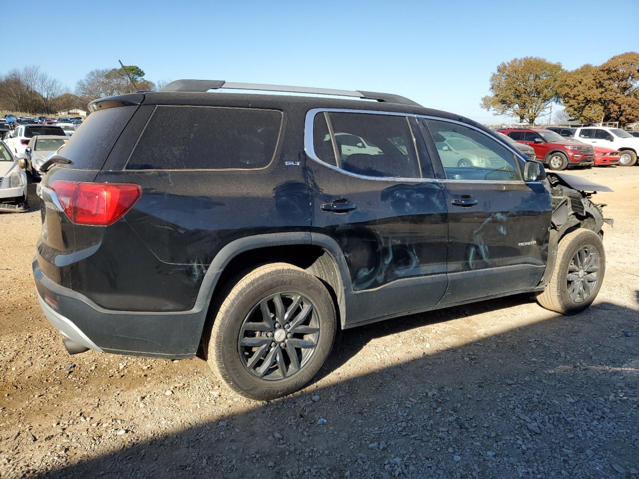 2017 GMC Acadia VIN 1GKKNMLS6HZ252491 Copart auction photo, front end / side damage thumbnail 3