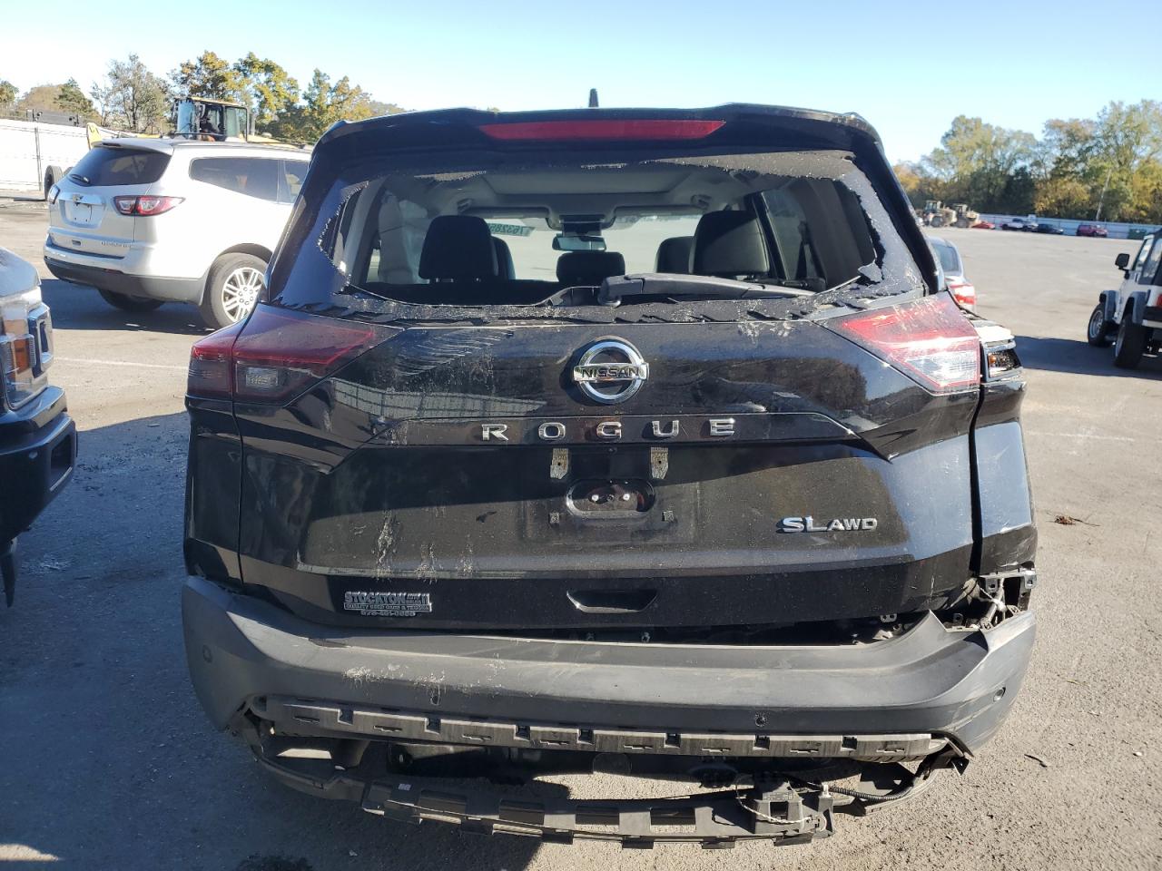 2021 Nissan Rogue VIN 5N1AT3CB7MC728652 Copart auction photo, front end / rear end damage thumbnail 6