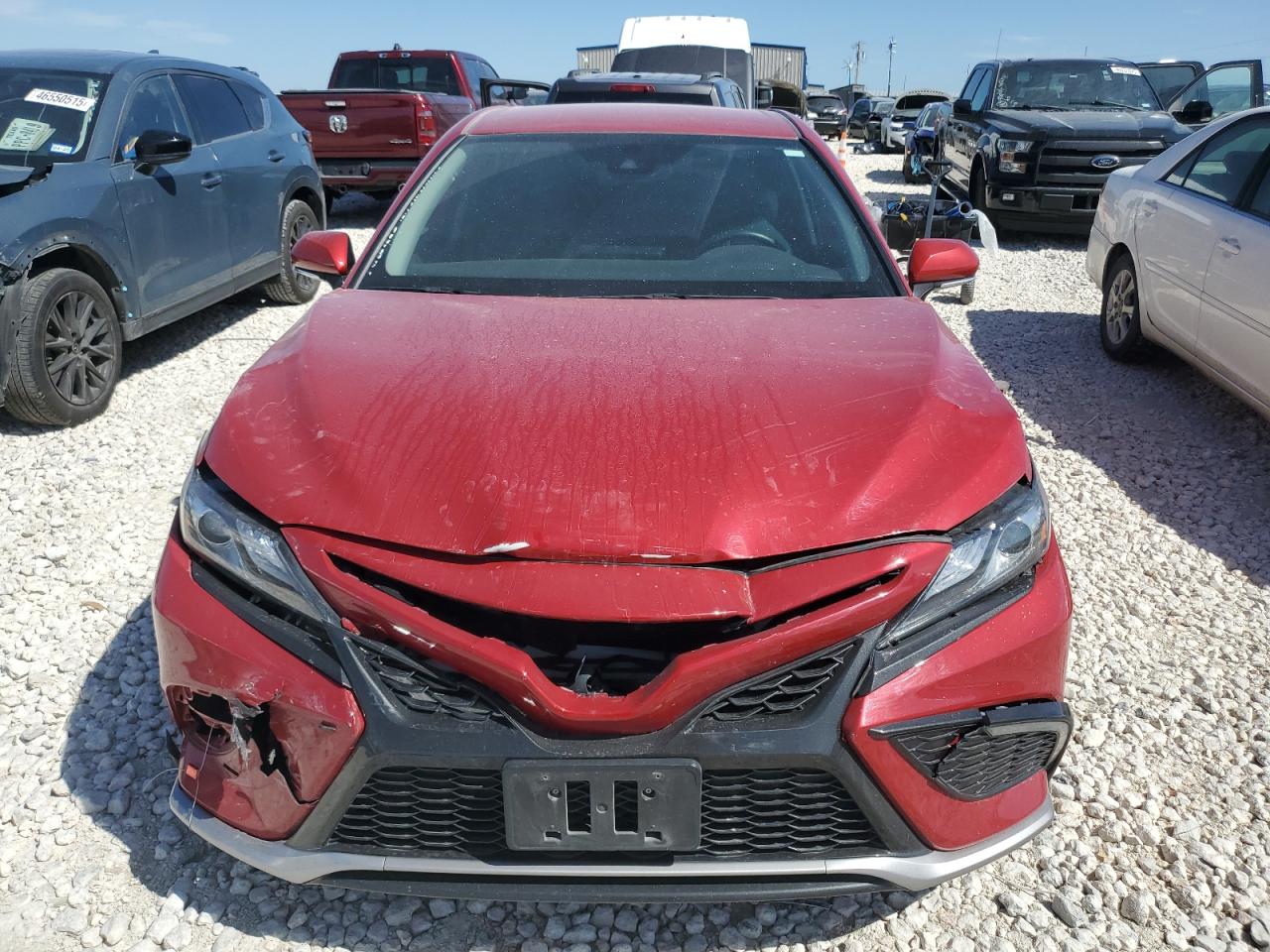 2022 Toyota Camry VIN 4T1K61AK2NU004396 Copart auction photo, rear end / front end damage thumbnail 5