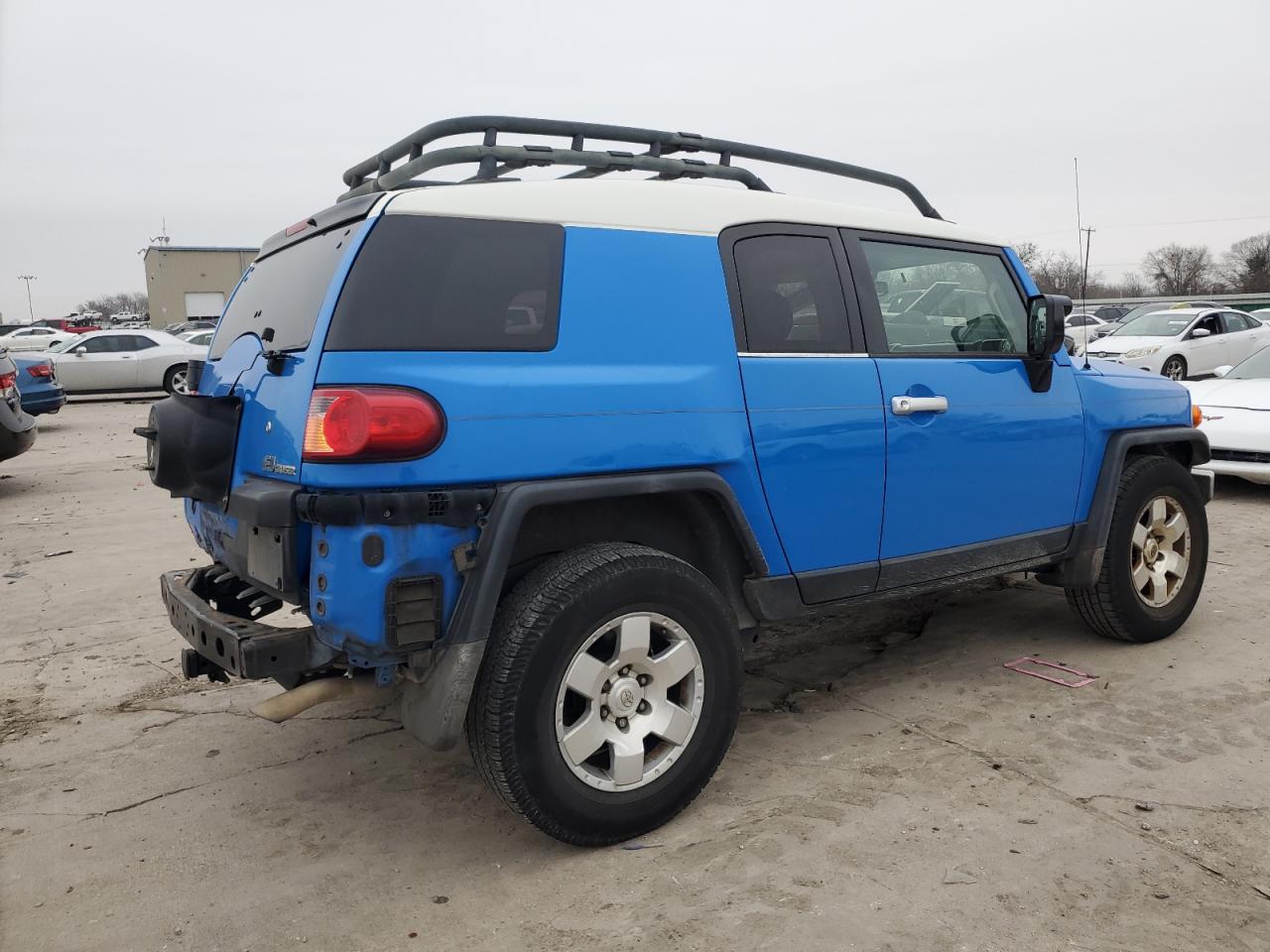 2007 Toyota FJ Cruiser VIN JTEZU11F670004449 Copart auction photo, rear end damage thumbnail 3