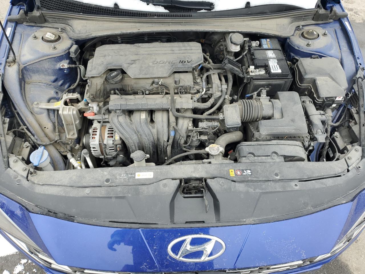 2021 Hyundai Elantra VIN KMHLP4AG6MU171843 Copart auction photo, all over damage thumbnail 12
