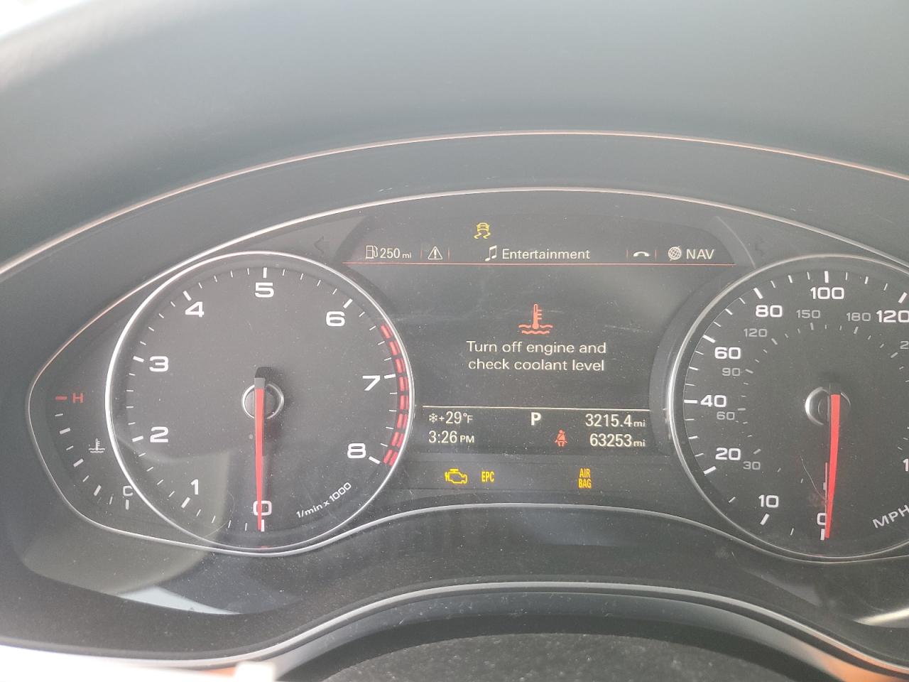 2015 Audi A6 VIN WAUFGAFC2FN014732 Copart auction photo, front end / rear end damage thumbnail 9
