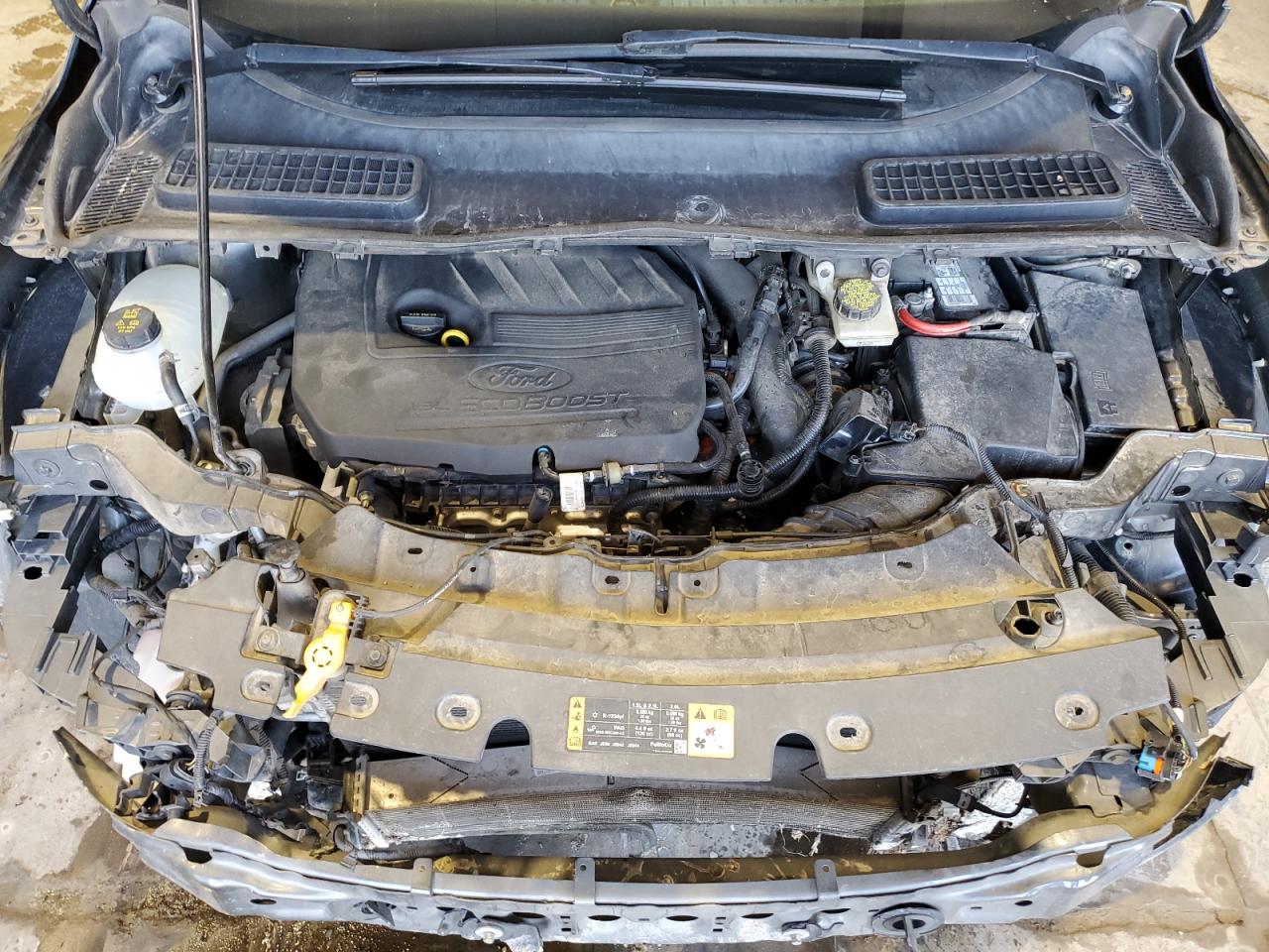 2017 Ford Escape VIN 1FMCU0GD3HUB95313 Copart auction photo, front end damage thumbnail 12