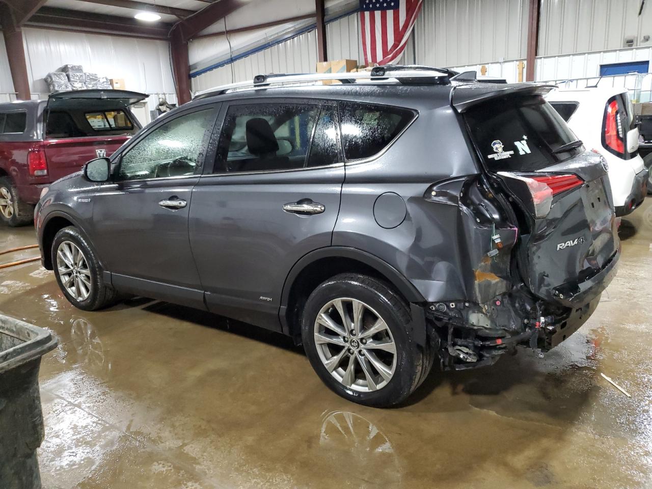 2016 Toyota RAV 4 VIN JTMDJREV4GD021461 Copart auction photo, rear end damage thumbnail 2