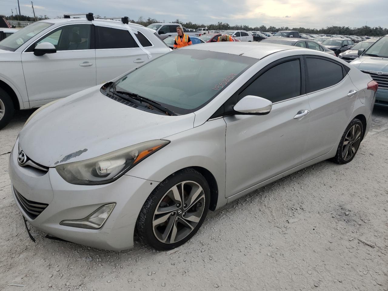 2015 Hyundai Elantra VIN 5NPDH4AEXFH590148