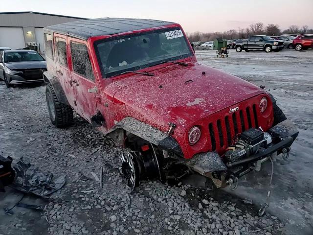 2012 Jeep Wrangler VIN 1C4HJWDG7CL114297 Copart auction photo, front end / undercarriage damage thumbnail 12