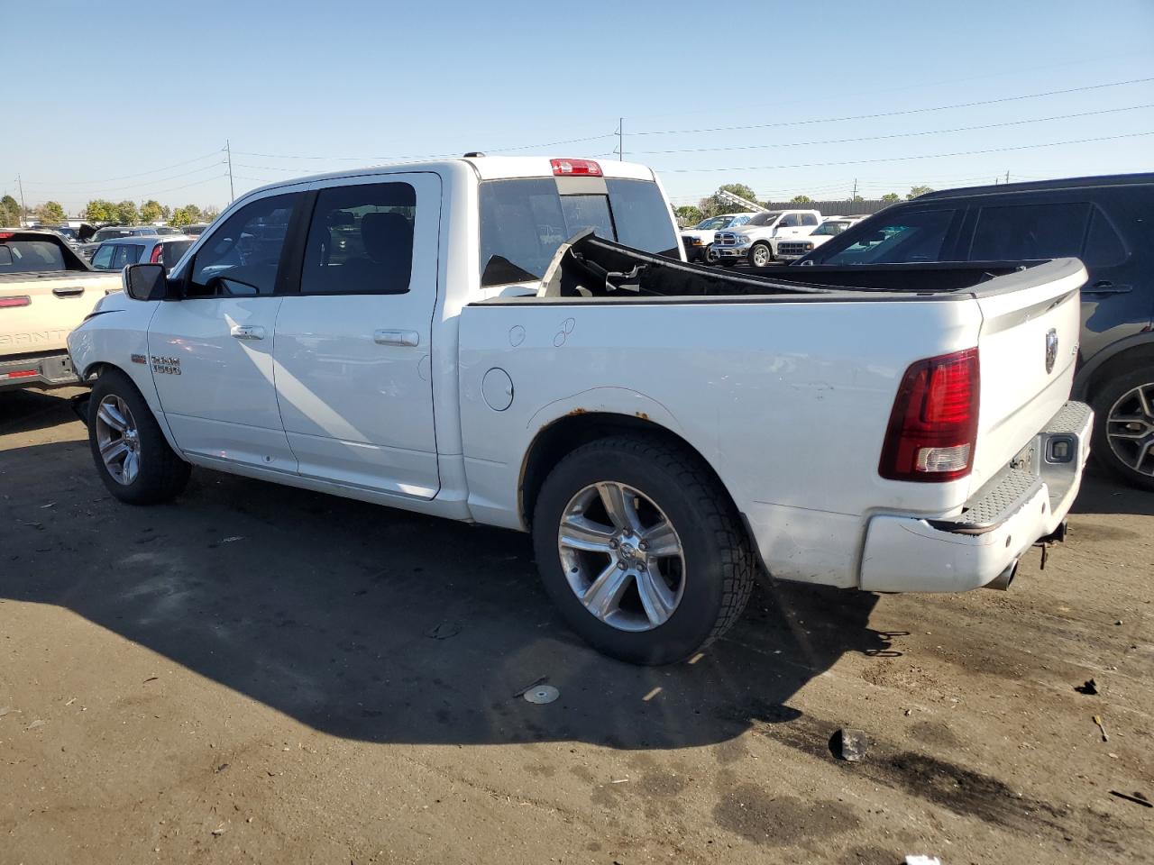 2013 RAM 1500 VIN 1C6RR7MT3DS570800 Copart auction photo, front end damage thumbnail 2