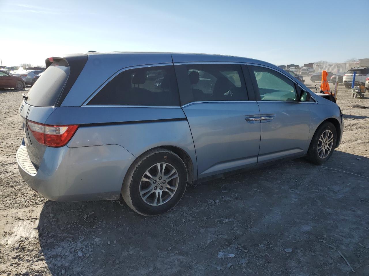 2013 Honda Odyssey VIN 5FNRL5H6XDB080077 Copart auction photo, front end damage thumbnail 3