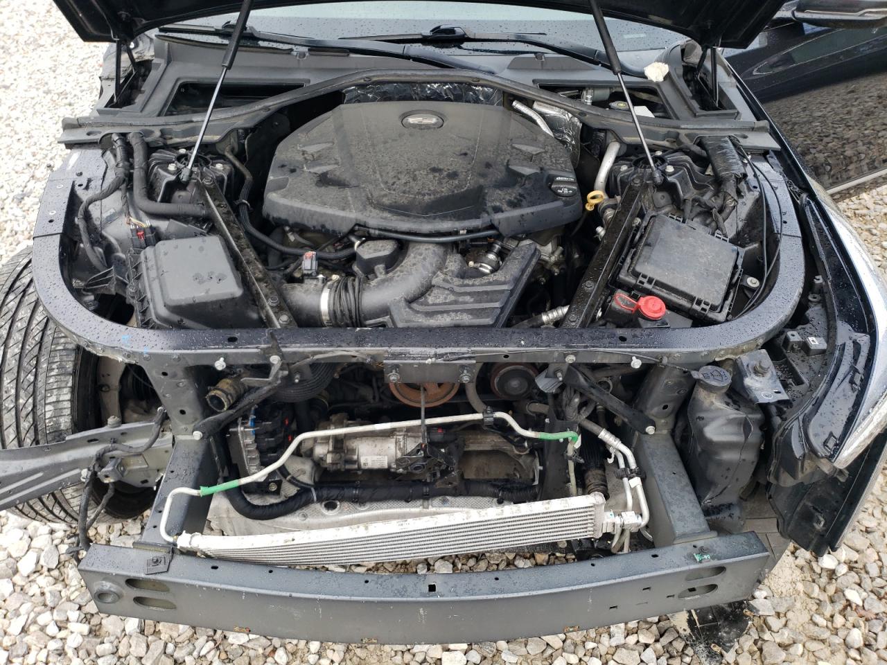 2019 Cadillac CT6 VIN 1G6KB5RS8KU135391 Copart auction photo, front end / side damage thumbnail 11
