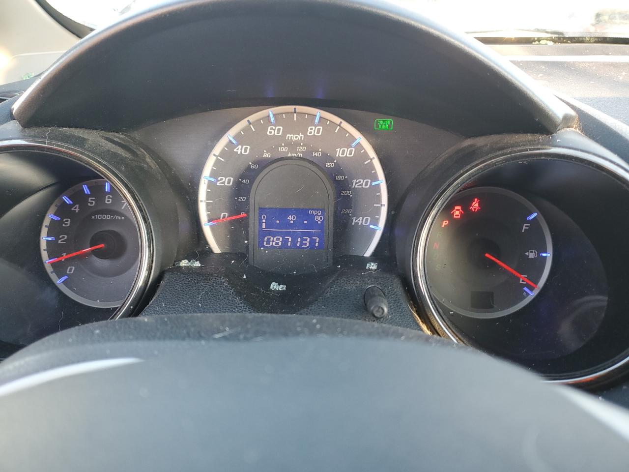 2013 Honda Fit VIN JHMGE8H55DC025929 Copart auction photo, all over damage thumbnail 9