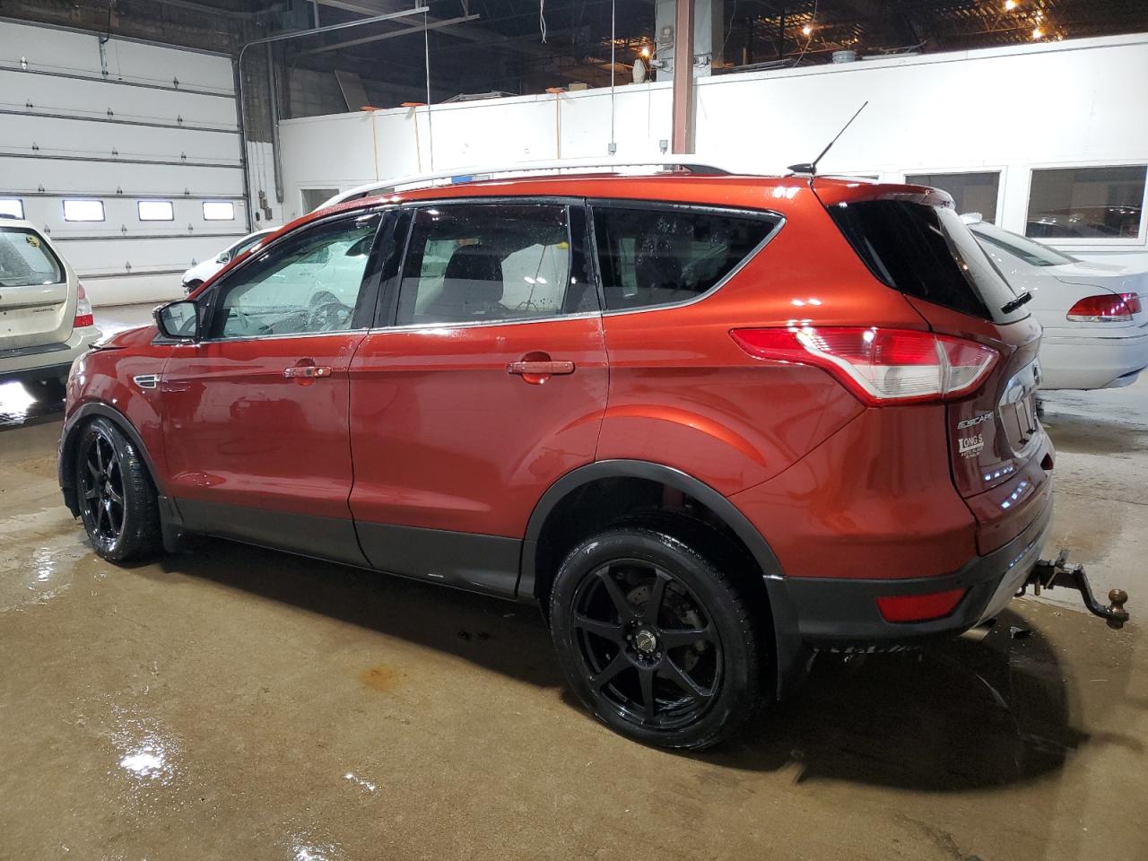 2014 Ford Escape VIN 1FMCU9J99EUB46928 Copart auction photo, side / front end damage thumbnail 2