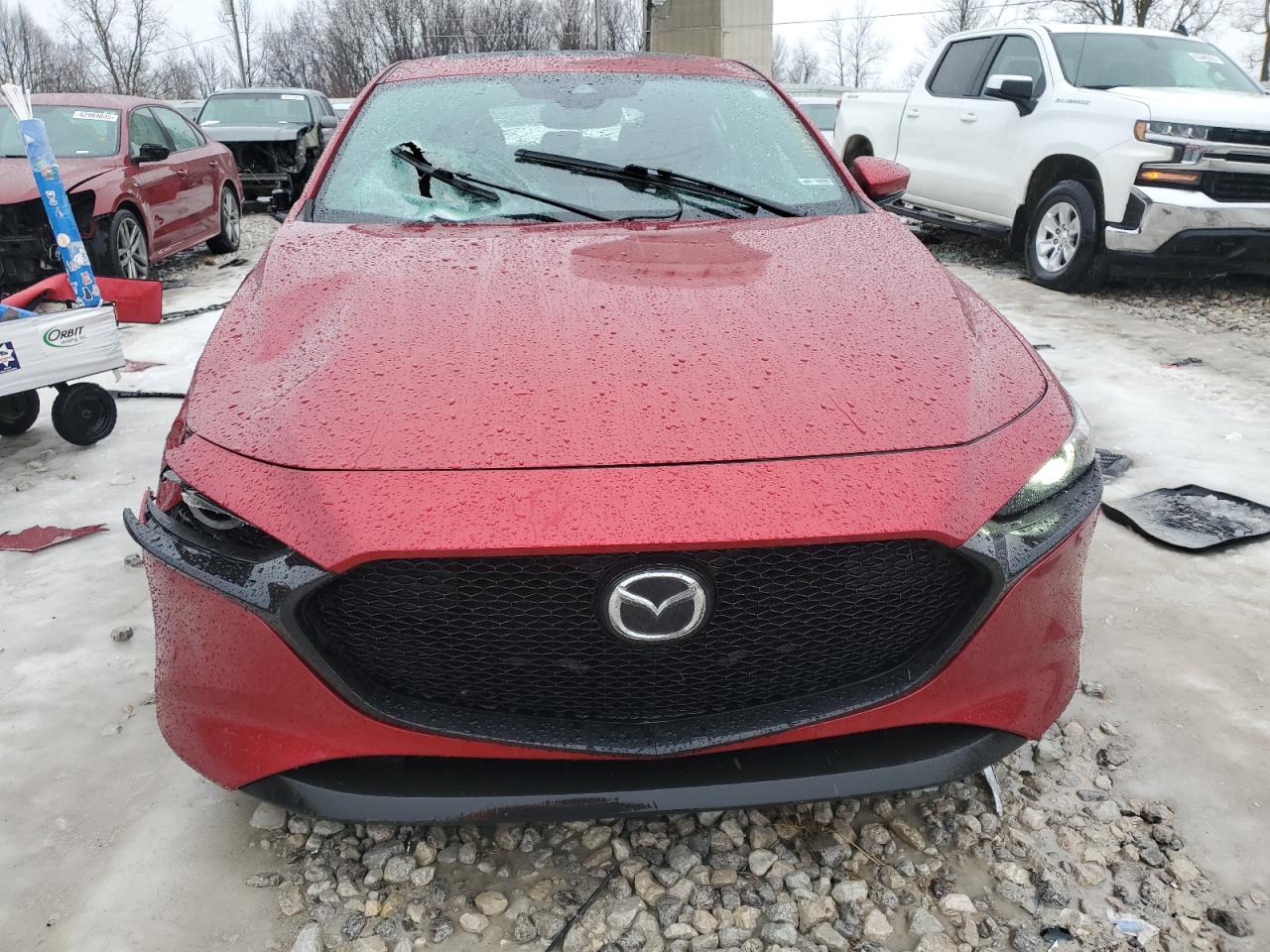 2020 Mazda 3 VIN JM1BPBNM3L1162022 Copart auction photo, front end damage thumbnail 5