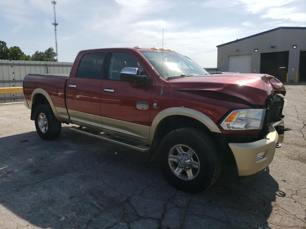 2012 Dodge RAM VIN 3C6UD5GL4CG225905 Copart auction photo, front end damage thumbnail 4