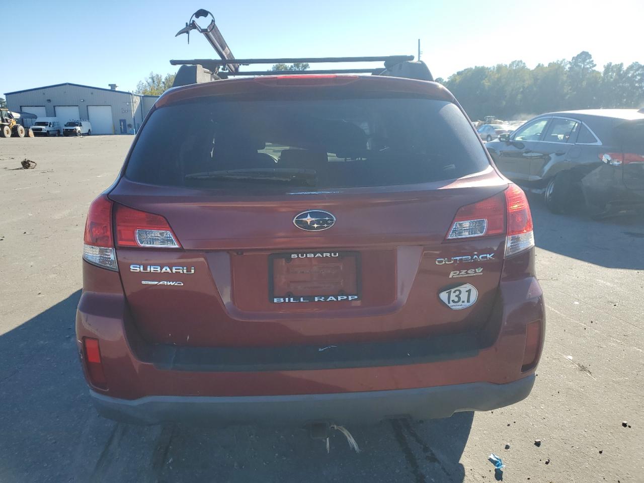 2013 Subaru Outback VIN 4S4BRBGC5D3243961 Copart auction photo, side / front end damage thumbnail 6