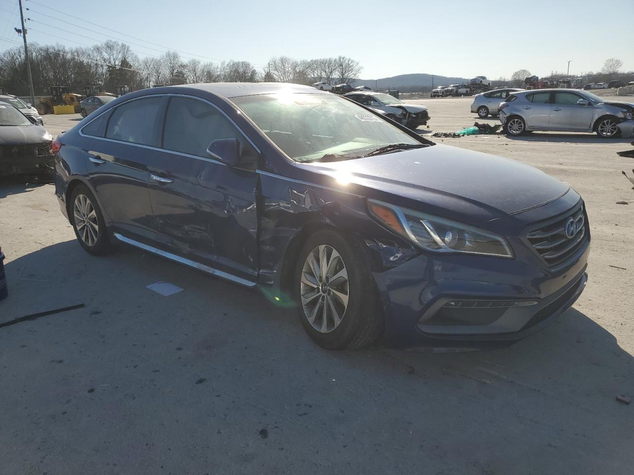 2017 Hyundai Sonata VIN 5NPE34AF4HH440938 Copart auction photo, biohazard/chemical / side damage thumbnail 4