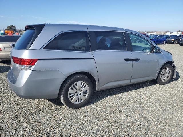 2017 Honda Odyssey VIN 5FNRL5H2XHB017001 Copart auction photo, front end / rear end damage thumbnail 3