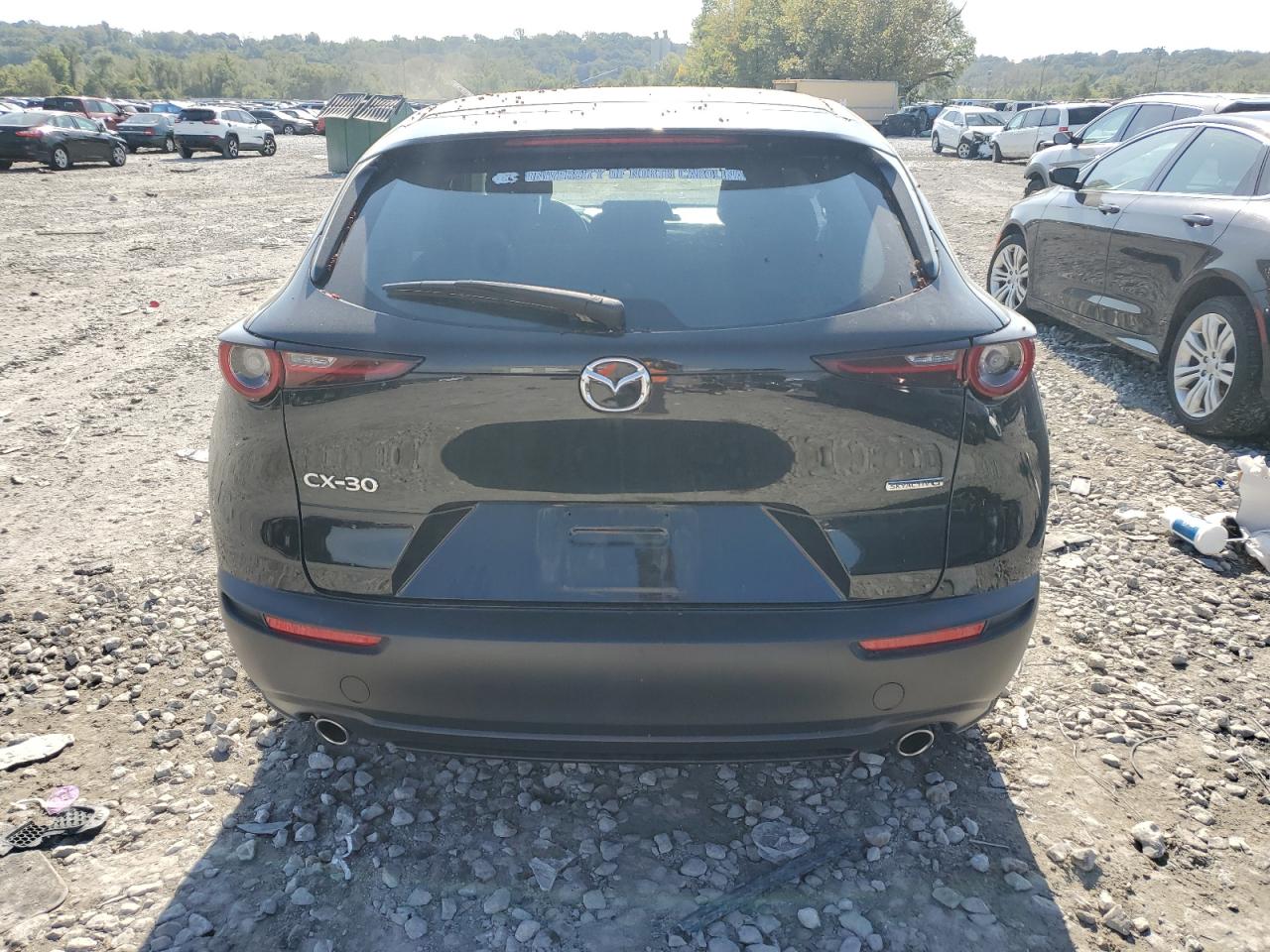 2020 Mazda CX-30 VIN 3MVDMABLXLM123291 Copart auction photo, side damage thumbnail 7