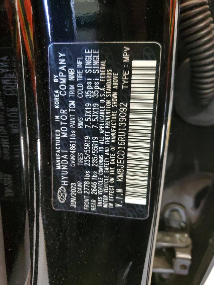 2024 Hyundai Tucson VIN KM8JECD16RU139092 Copart auction photo, front end / mechanical damage thumbnail 16