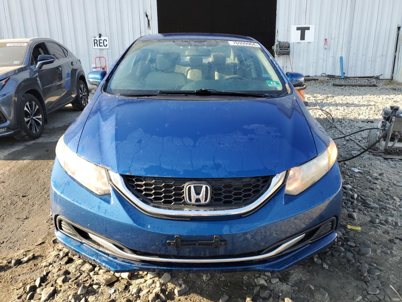 2014 Honda Civic VIN 19XFB2F54EE247815 Copart auction photo, side / front end damage thumbnail 5