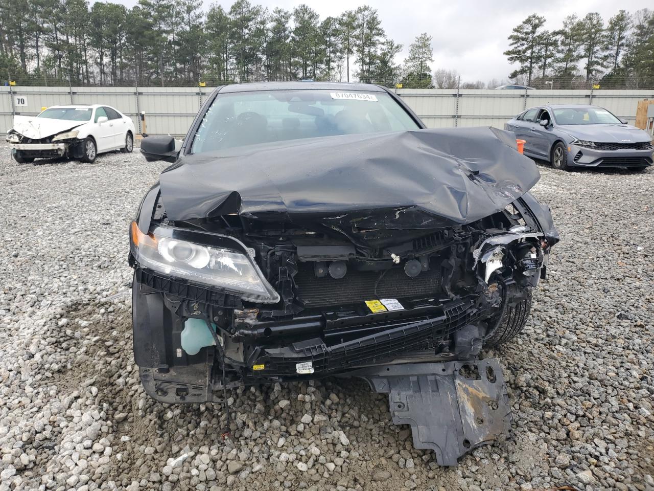 2014 Honda Accord VIN 1HGCT1B81EA001030 Copart auction photo, front end / undercarriage damage thumbnail 5