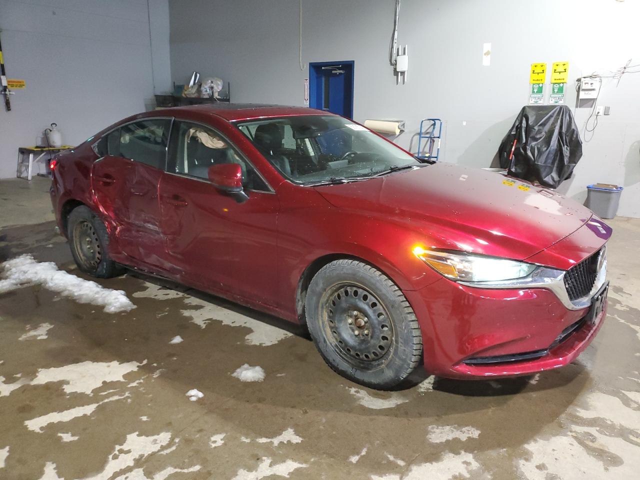2021 Mazda 6 VIN JM1GL1VMXM1606042 Copart auction photo, side / rear end damage thumbnail 4