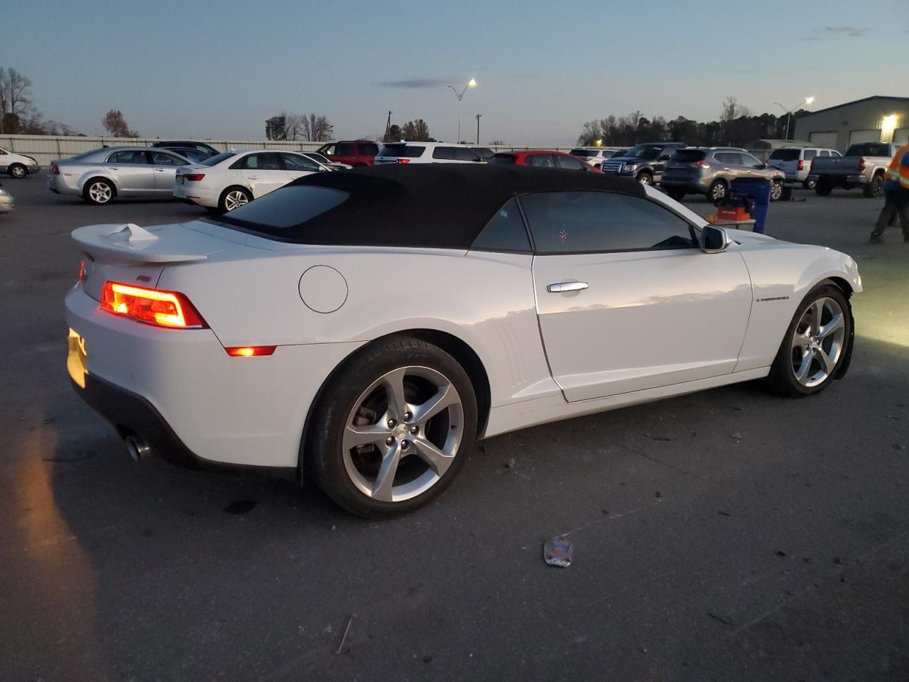 2014 Chevrolet Camaro VIN 2G1FB3D32E9219753 Copart auction photo, front end damage thumbnail 3