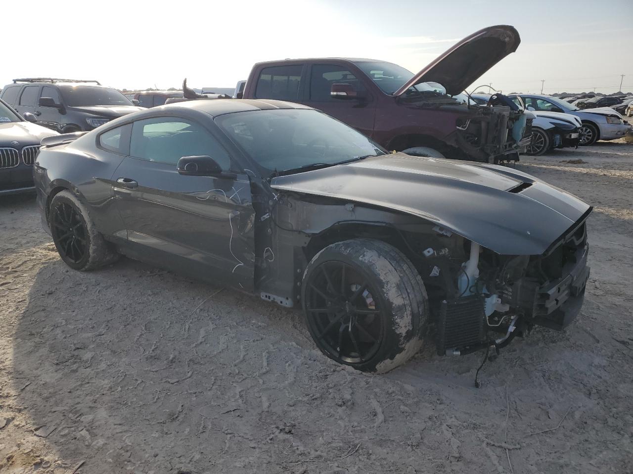 2018 Ford Mustang VIN 1FA6P8JZ6J5500269 Copart auction photo, front end damage thumbnail 4