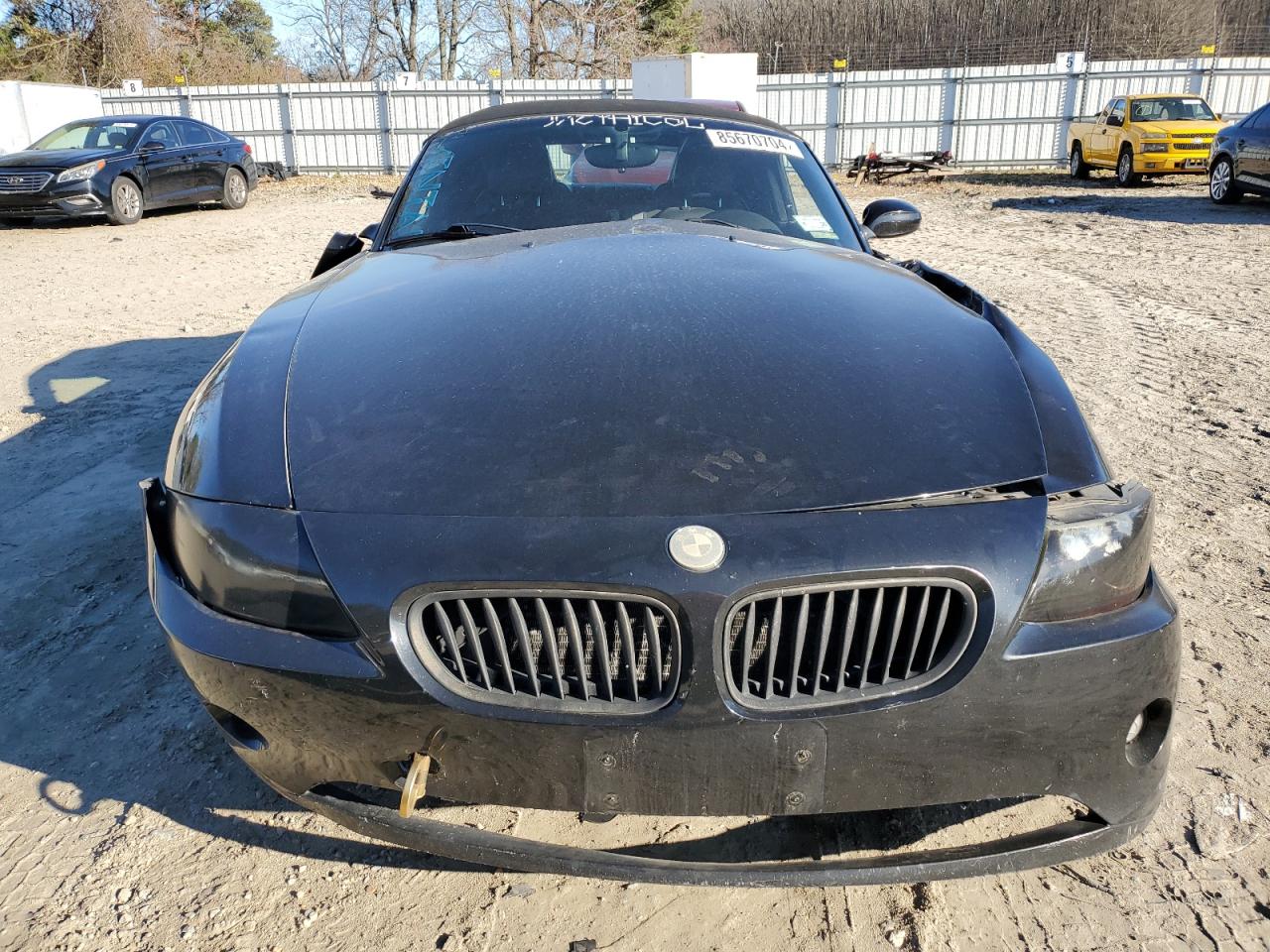 2003 BMW Z4 VIN 4USBT33463LS47911 Copart auction photo, all over damage thumbnail 5