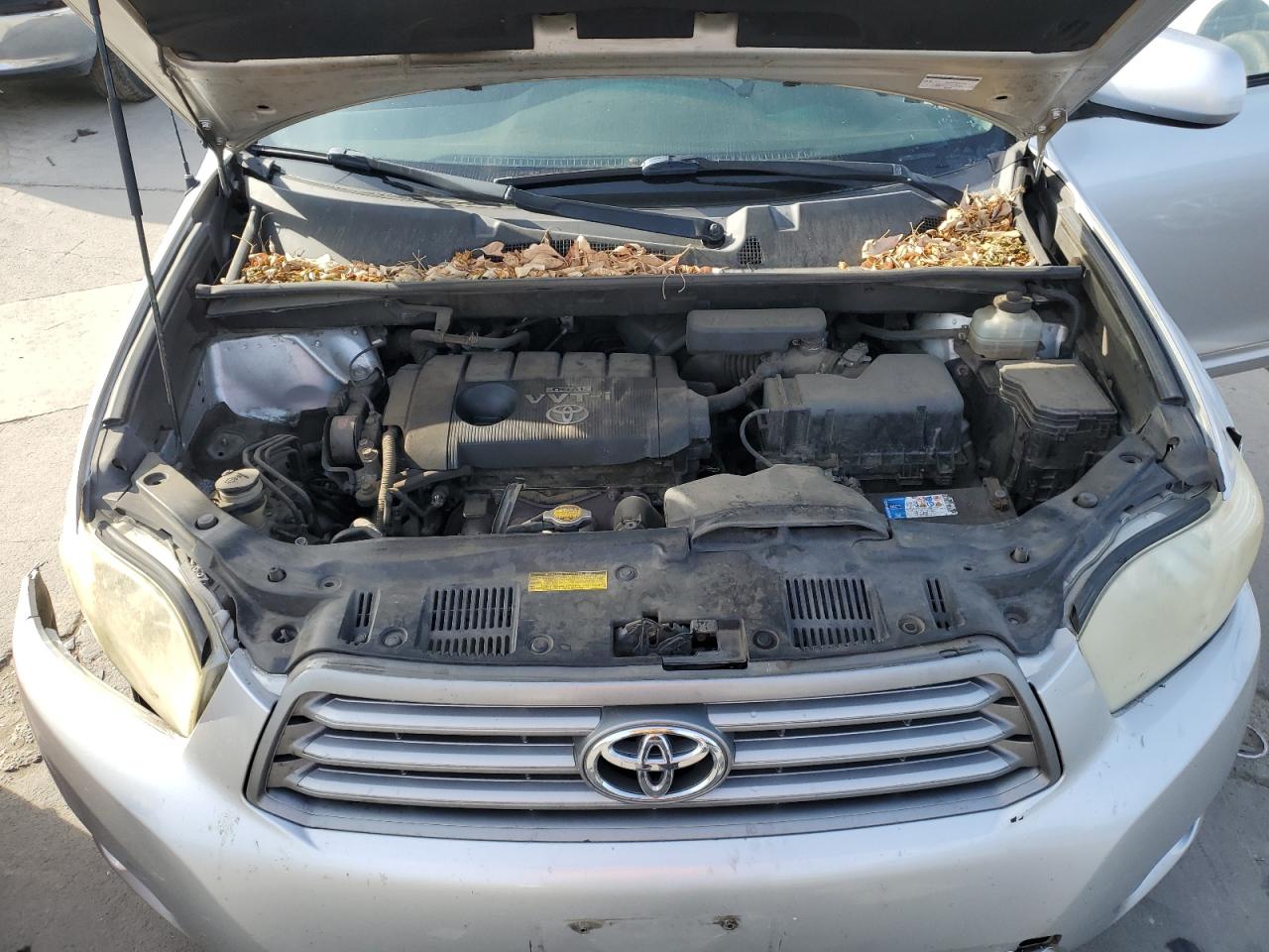2009 Toyota Highlander VIN JTEDA41A292002083 Copart auction photo, front end / side damage thumbnail 12