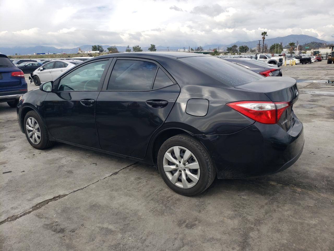 2016 Toyota Corolla VIN 5YFBURHE2GP447852 Copart auction photo, rear end damage thumbnail 2