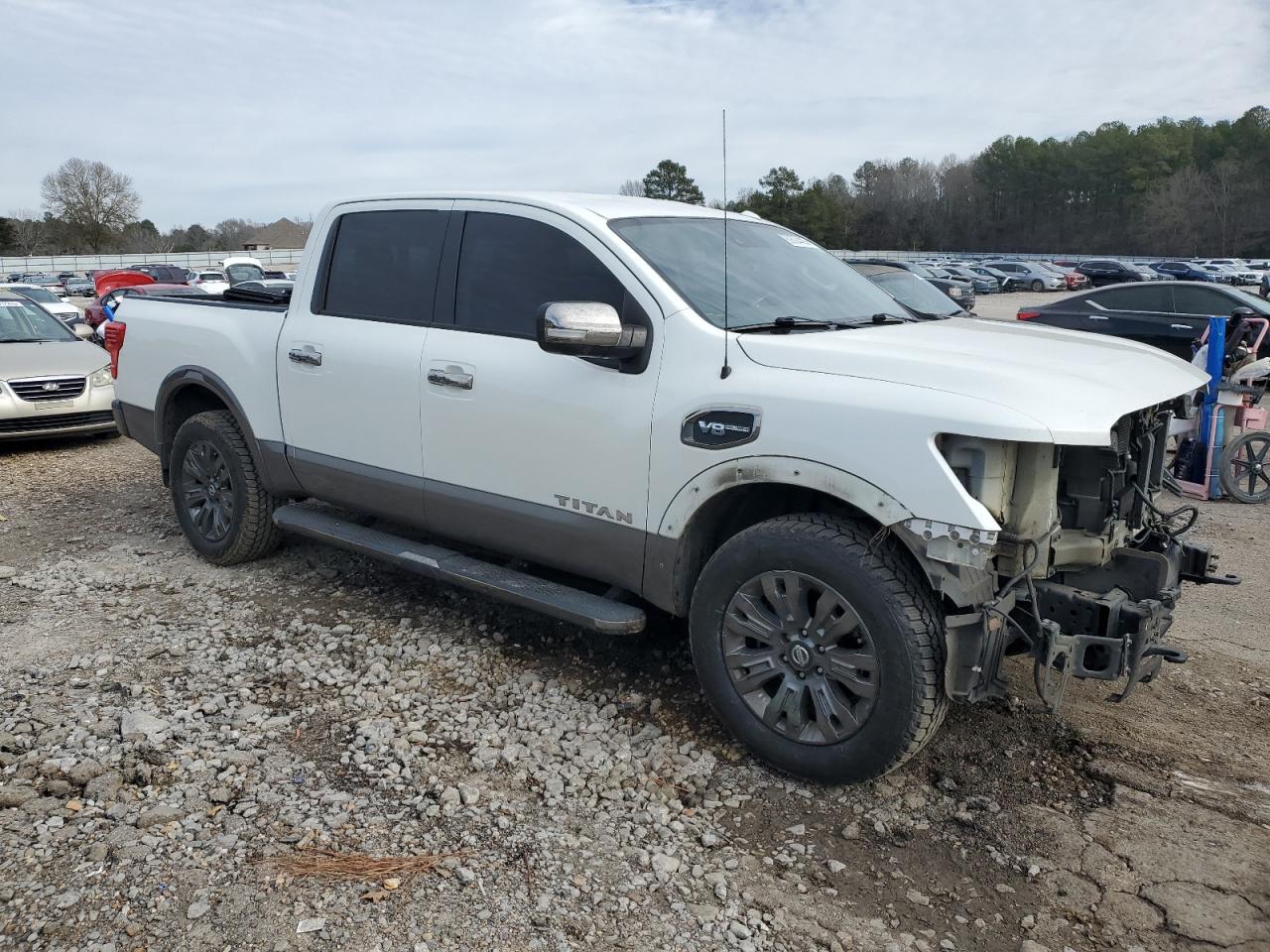 2017 Nissan Titan VIN 1N6AA1E59HN501265 Copart auction photo, front end damage thumbnail 4