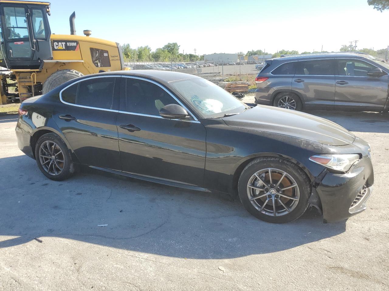 2018 Alfa Romeo Giulia VIN ZARFAEBN5J7573665 Copart auction photo, front end damage thumbnail 4