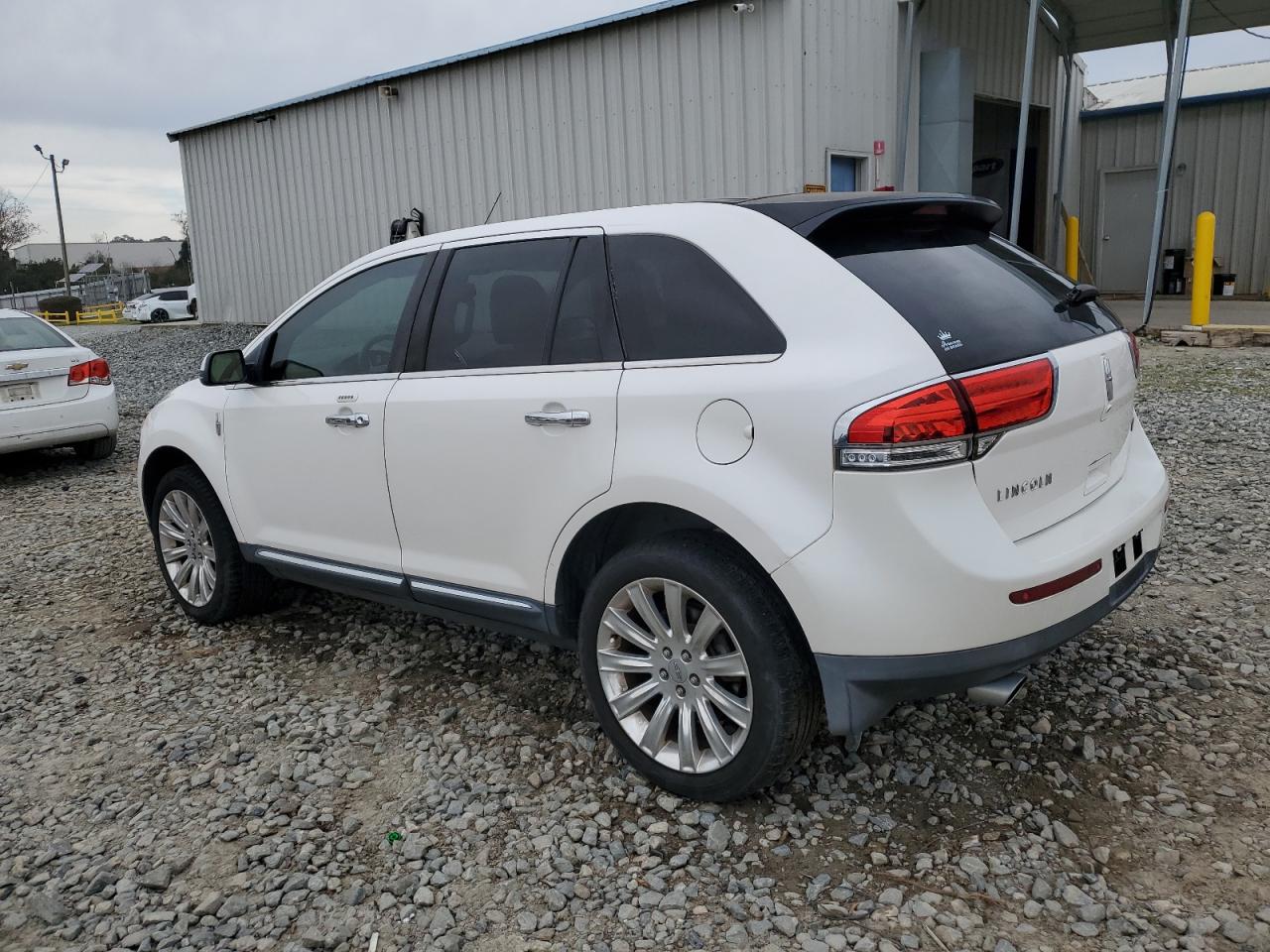 2012 Lincoln MKX VIN 2LMDJ6JK6CBL08035 Copart auction photo, side / rear end damage thumbnail 2
