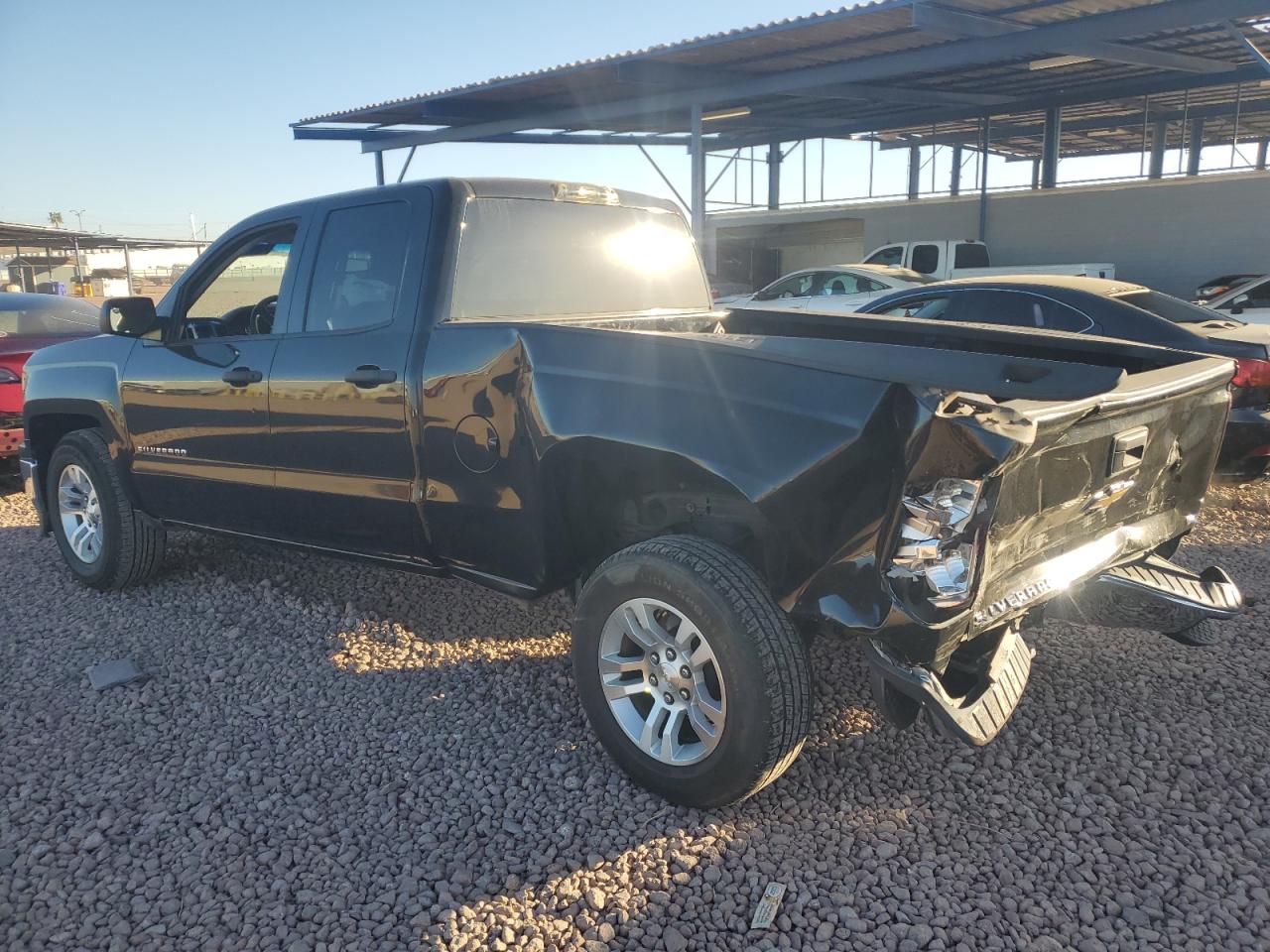 2014 Chevrolet Silverado VIN 1GCRCREC6EZ372631 Copart auction photo, rear end damage thumbnail 2