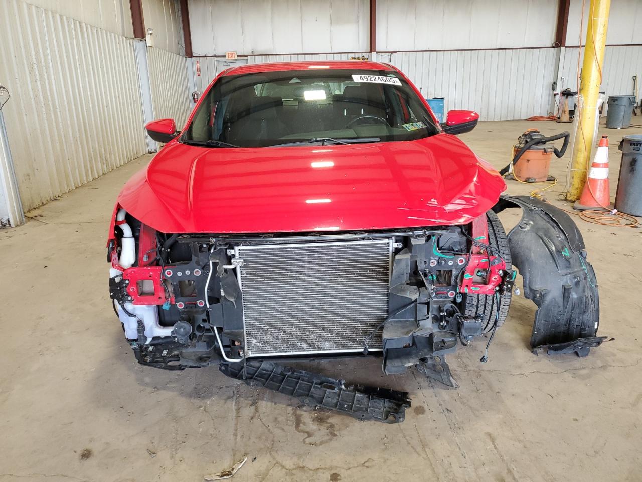 2019 Honda Civic VIN 2HGFC2F84KH550926 Copart auction photo, front end / side damage thumbnail 5