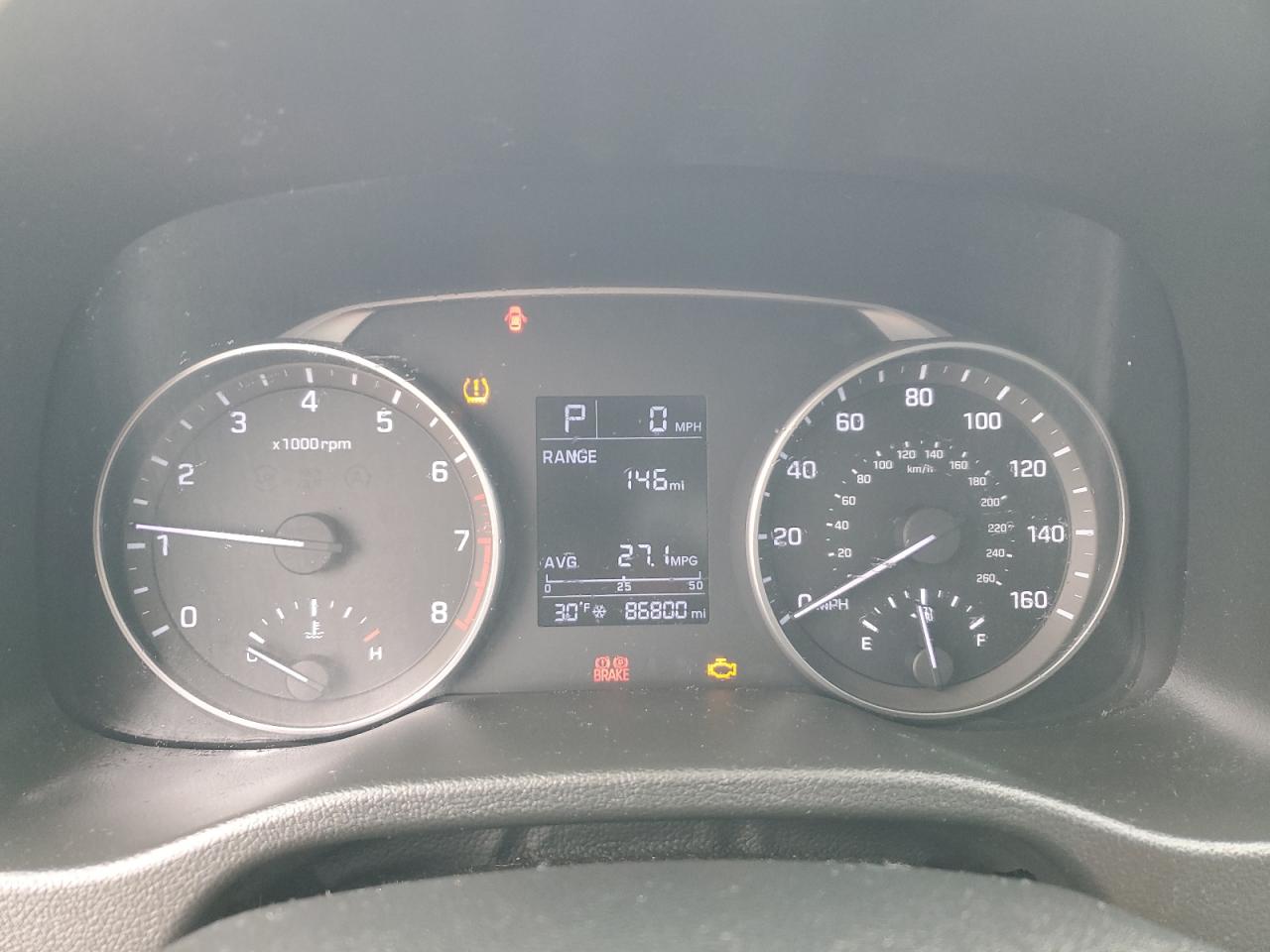 2017 Hyundai Elantra VIN KMHD84LF6HU059670 Copart auction photo, rear end / side damage thumbnail 9
