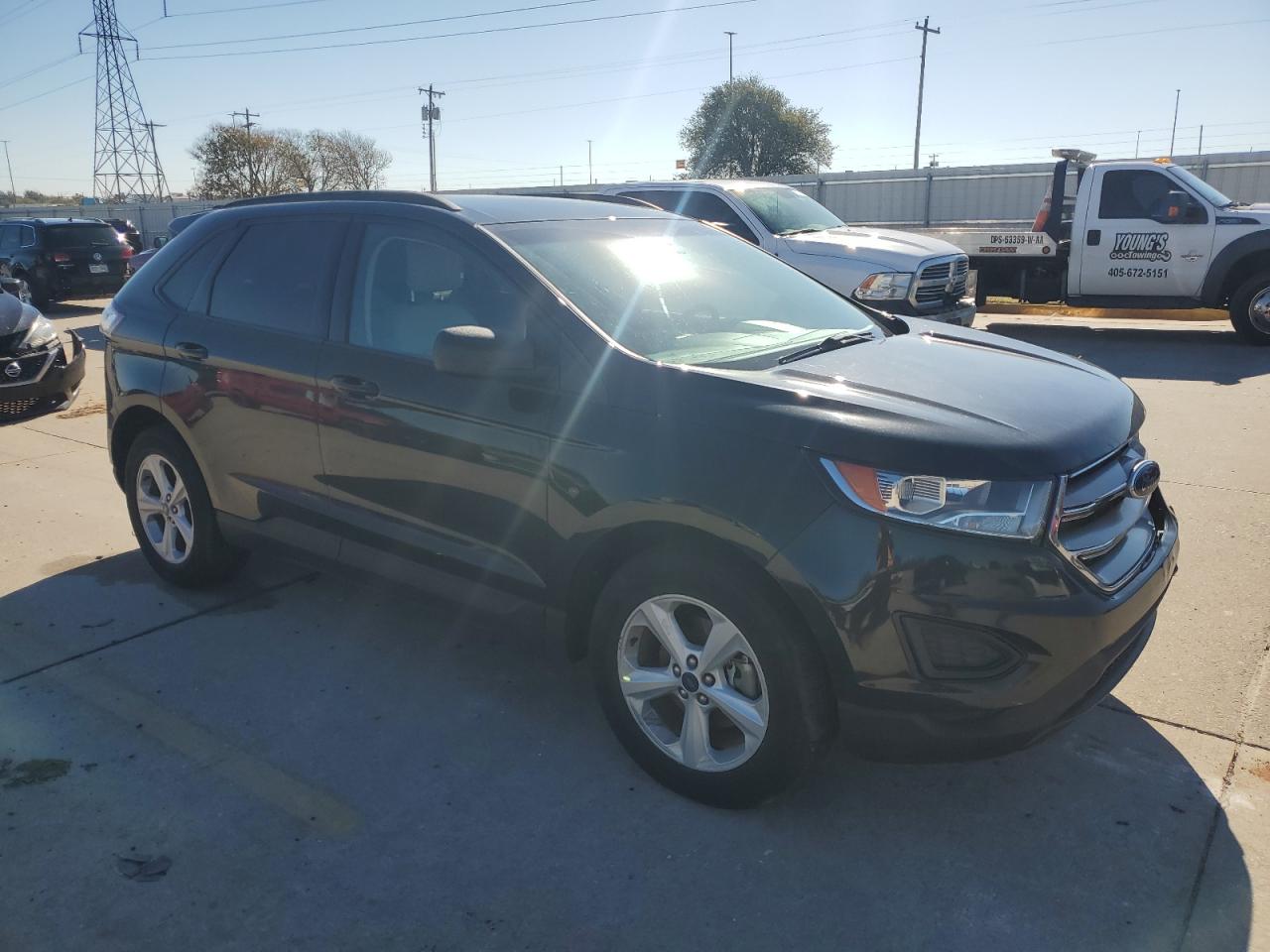 2015 Ford Edge VIN 2FMTK3G83FBC17257 Copart auction photo, front end damage thumbnail 4