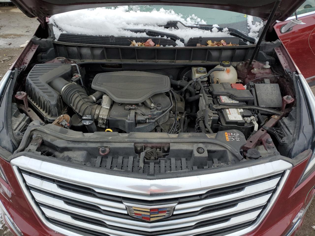 2018 Cadillac XT5 VIN 1GYKNDRS8JZ151777 Copart auction photo, side / front end damage thumbnail 12