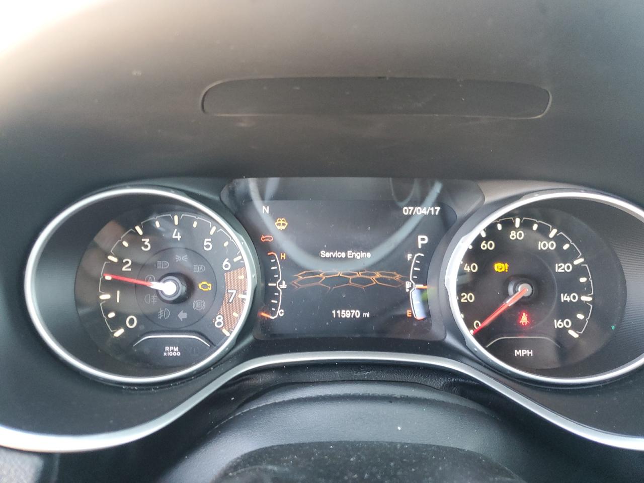2019 Jeep Compass VIN 3C4NJDBB6KT641328 Copart auction photo, front end / undercarriage damage thumbnail 9