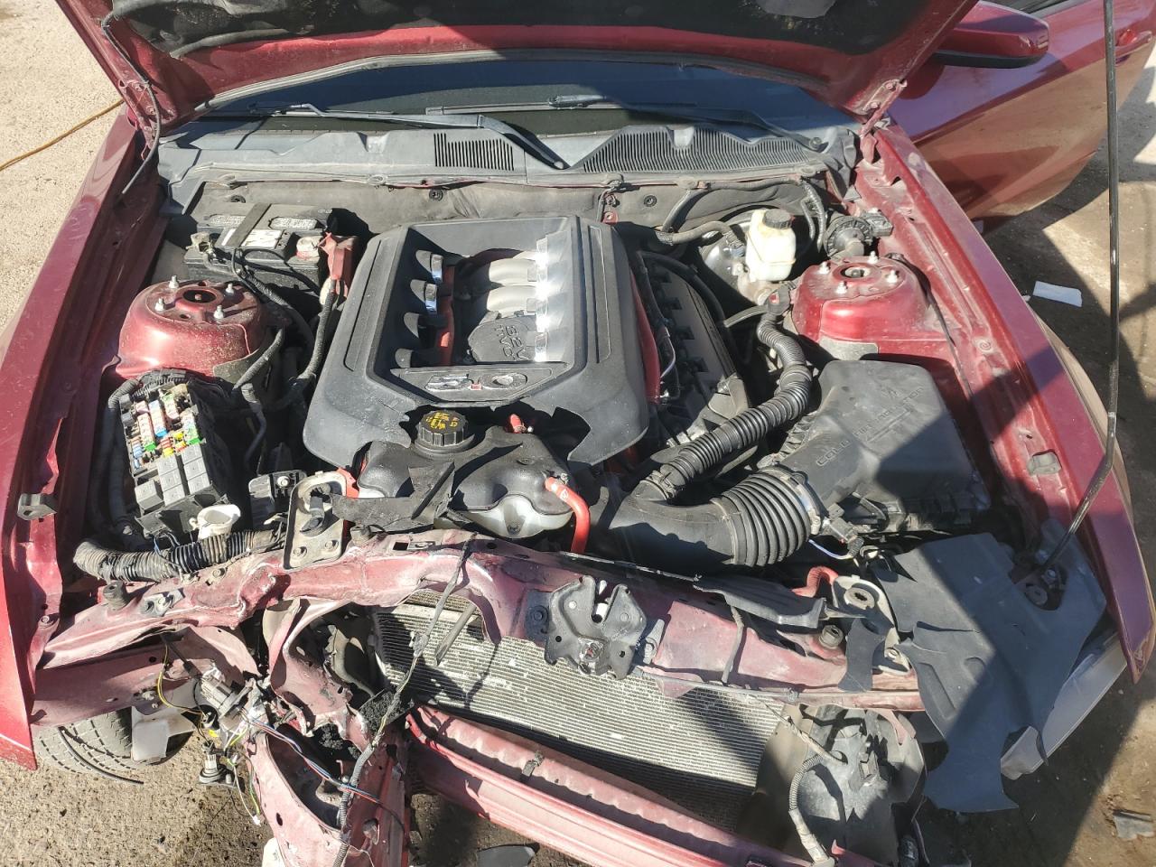 2014 Ford Mustang VIN 1ZVBP8CF6E5274703 Copart auction photo, front end damage thumbnail 12