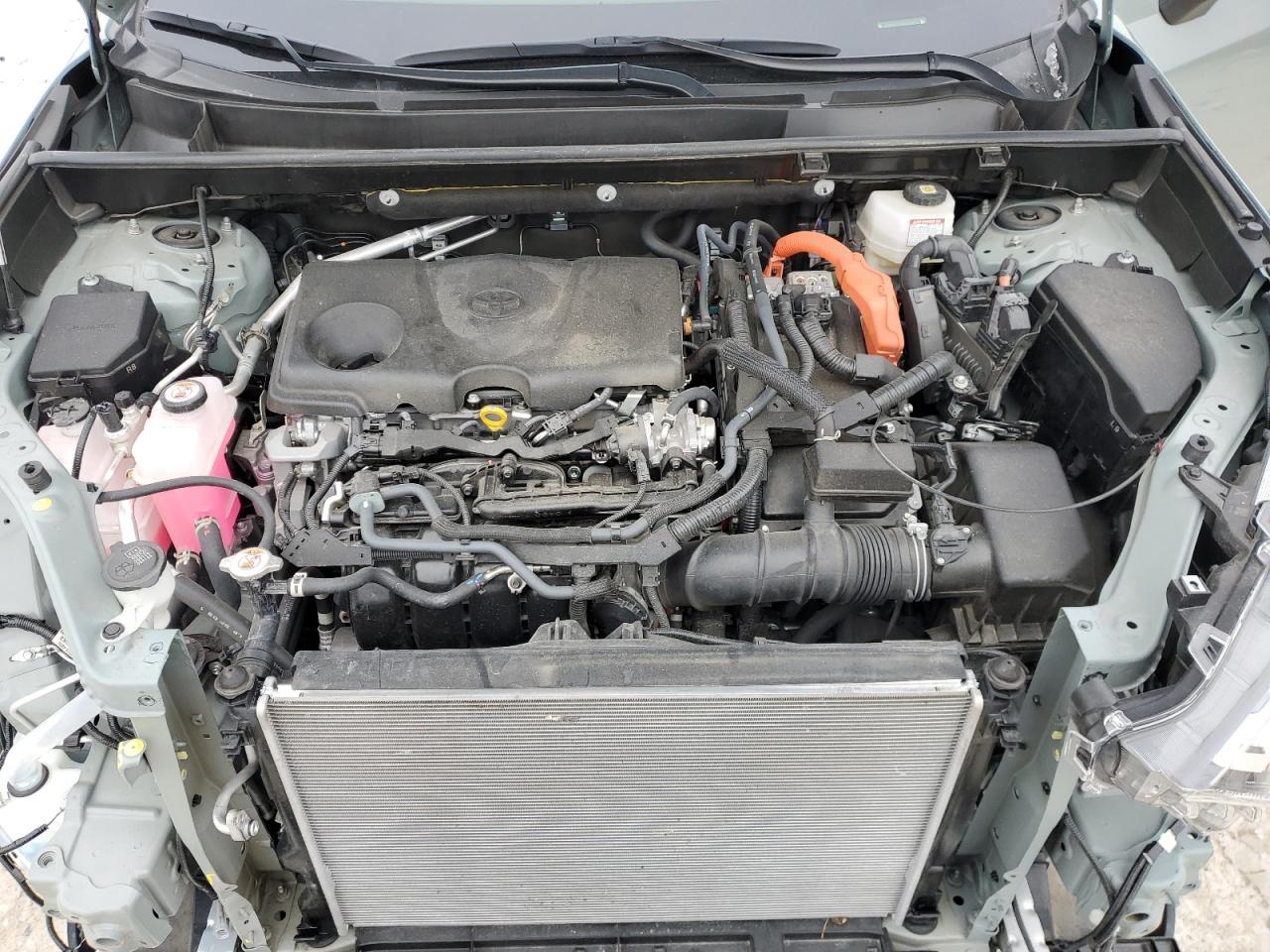 2022 Toyota RAV 4 VIN JTMB6RFV0ND078390 Copart auction photo, front end / rear end damage thumbnail 13
