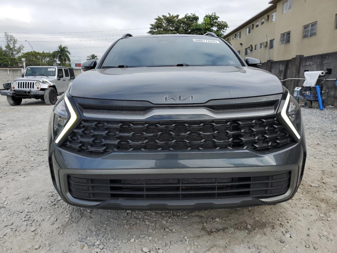 2023 KIA Sportage VIN 5XYK6CAF0PG092808 Copart auction photo, side / rear end damage thumbnail 5