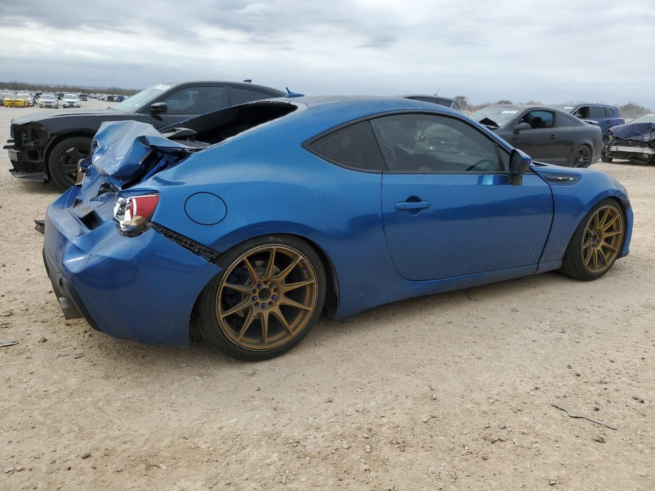 2014 Subaru BRZ VIN JF1ZCAC19E9605362 Copart auction photo, rear end damage thumbnail 3