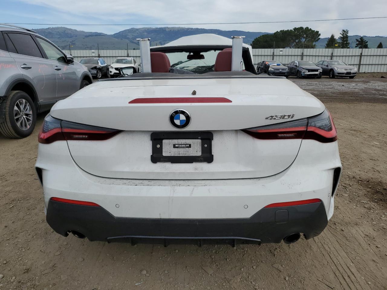 2022 BMW 4er VIN WBA23AT03NCJ90980 Copart auction photo, frame damage / front end damage thumbnail 6